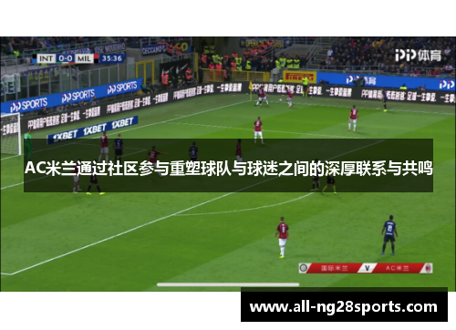 AC米兰通过社区参与重塑球队与球迷之间的深厚联系与共鸣