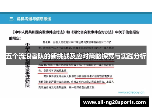 五个流浪者队的新挑战及应对策略探索与实践分析