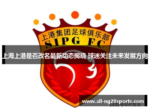 上海上港是否改名最新动态揭晓 球迷关注未来发展方向