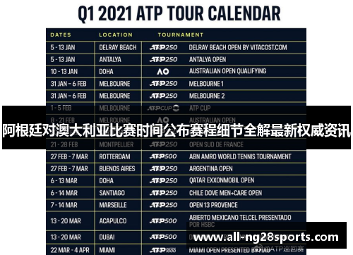 阿根廷对澳大利亚比赛时间公布赛程细节全解最新权威资讯